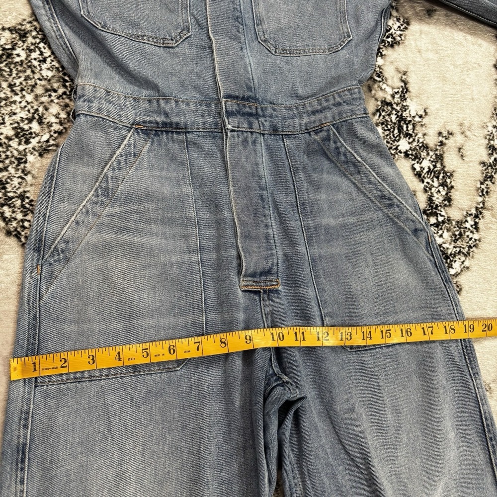 Citizens of Humanity Denim Utility Jumpsuit Women's Small Light Wash Coveralls - Picture 5 of 11